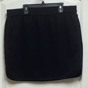 J. Crew ❤️‍🔥 Sz 12 Black Mini Skirt with Pockets Grunge Goth Punk AND Preppy